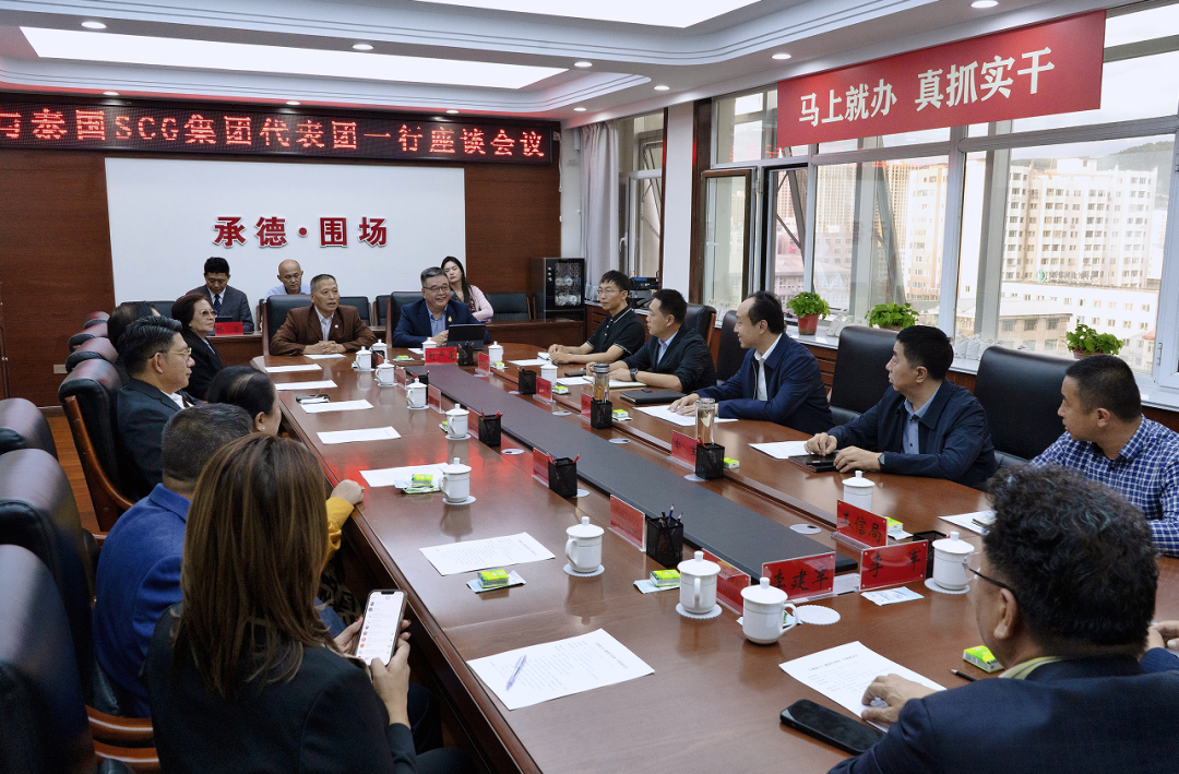 泰國百年皇室企業SCG集團蒞臨國投盛世沸石產業基地考察洽談合作-國投盛世